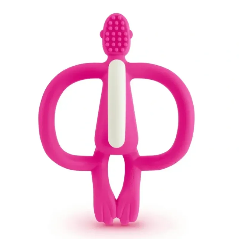 Shop All|Matchstick Monkey Teething Toy And Gel Applicator Pink - cutbabycare.com | baby boutique & care hub