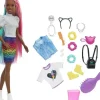 Shop All|Mattel - Barbie Leopard Rainbow Hair Doll (Brunette) - cutbabycare.com | baby boutique & care hub