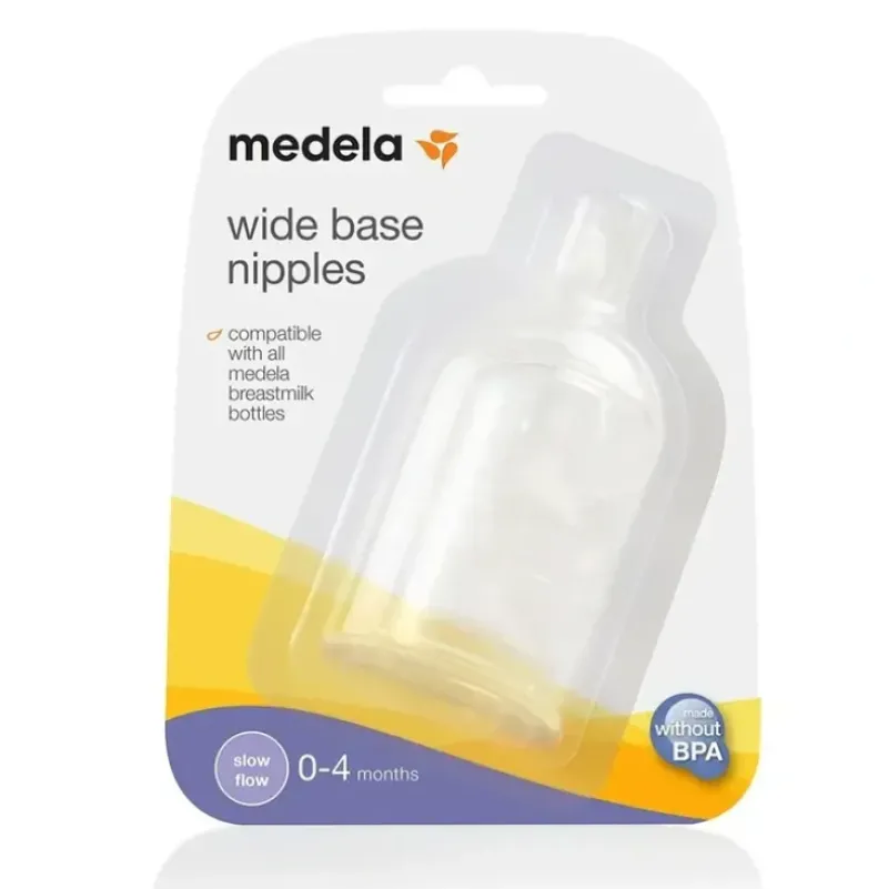 Shop All|Medela Wide Base Teat Slow Flow 3 Pack - cutbabycare.com | baby boutique & care hub