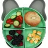 Shop All|Melii - 100% Silicone Divided Suction Plate with Removable Dividers, Bulldog - cutbabycare.com | baby boutique & care hub