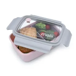 Shop All|Melii - Bento Box with Removable Compartments, 1250ml, Pink Purple Grey - cutbabycare.com | baby boutique & care hub