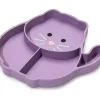 Shop All|Melii - Divided Silicone Suction Plate, Cat - cutbabycare.com | baby boutique & care hub