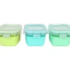 Shop All|Melii - Glass Food Storage Containers with Silicone Sleeve, 5.4oz, Mint, Blue, Lime - cutbabycare.com | baby boutique & care hub