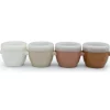 Shop All|Melii - 4Pk Snap & Go Baby Food Storage Containers with lids, Neutrals, 4 Oz - cutbabycare.com | baby boutique & care hub