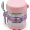 Shop All|Melii - Stainless Steel Food Jar, 10.1oz, Double Walled, Vacuum Insulated, Pink, Purple, Grey - cutbabycare.com | baby boutique & care hub