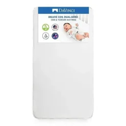 Health Safety|Million Dollar Baby - Deluxe Coil Dual-Sided Crib Mattress - cutbabycare.com | baby boutique & care hub