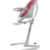Health Safety|Mima - Moon 2G High Chair, White/Fuschia - cutbabycare.com | baby boutique & care hub