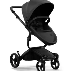 Stroller|Mima - Xari Max Stroller Black Chassis/Black Seat Box/Black Starter Pack - cutbabycare.com | baby boutique & care hub