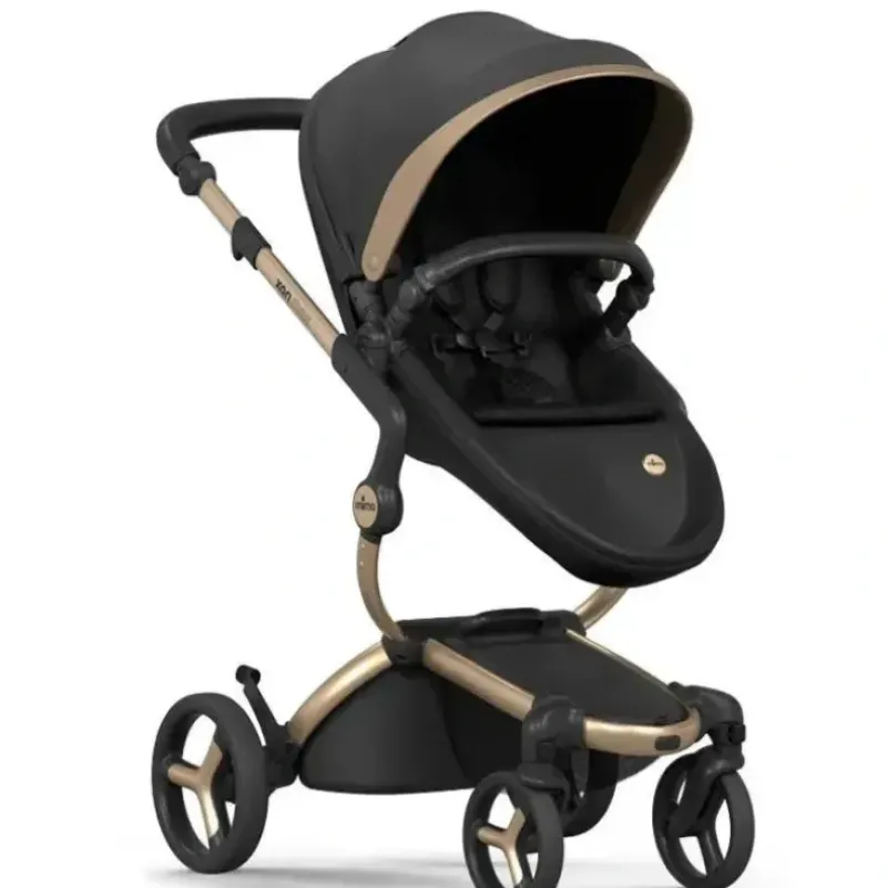 Stroller|Mima - Xari Max Stroller Special Edition, Black/Gold - cutbabycare.com | baby boutique & care hub
