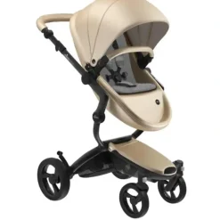 Stroller|Mima - Xari Stroller Black Chassis, Champagne Seat Box & Snow White Starter Pack - cutbabycare.com | baby boutique & care hub