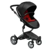 Stroller|Mima - Xari Stroller Graphite Grey Chassis, Black Seat Box & Coral Red Starter Pack - cutbabycare.com | baby boutique & care hub