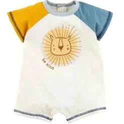 Shop All|Mud Pie - Baby Boy Be Kind Lion Shortall - cutbabycare.com | baby boutique & care hub