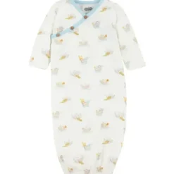 Shop All|Mud Pie - Baby Noah's Ark Knit Bamboo Gown, 0/3M - cutbabycare.com | baby boutique & care hub