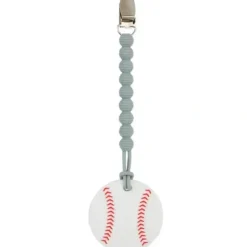 Car Seats|Mud Pie - Baseball Clip-On Teether - cutbabycare.com | baby boutique & care hub
