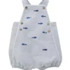 Shop All|Mud Pie - Fish Schiffli Bubble Romper - cutbabycare.com | baby boutique & care hub