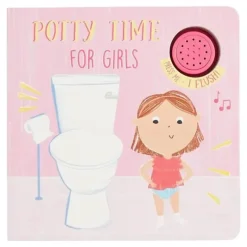 Shop All|Mud Pie - Girl Potty Time Board Book - cutbabycare.com | baby boutique & care hub