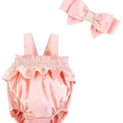 Shop All|Mud Pie - Pink Dobby Bubble & Headband Set - cutbabycare.com | baby boutique & care hub