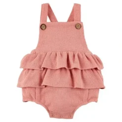 Shop All|Mud Pie - Pink Ruffle Bubble, 6-9 Months - cutbabycare.com | baby boutique & care hub