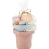 Bath Potty|Mud Pie - Pink Stacking Bath Bucket Set - cutbabycare.com | baby boutique & care hub