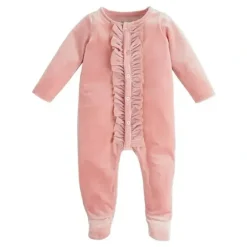 Shop All|Mud Pie - Pink Velour Sleeper, 0-3 Months - cutbabycare.com | baby boutique & care hub