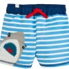 Shop All|Mud Pie - Shark Applique Swim Trunks - cutbabycare.com | baby boutique & care hub