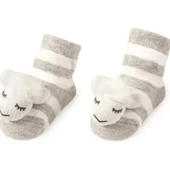 Shop All|Mud Pie - Sheep Rattle Toe Socks - cutbabycare.com | baby boutique & care hub