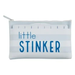 Shop All|Mud Pie - Silicone Wipe Bags, Blue Little Stinker - cutbabycare.com | baby boutique & care hub