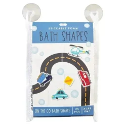 Bath Potty|Mud Pie - Transportation Bath Stickable Shape Set - cutbabycare.com | baby boutique & care hub