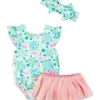 Shop All|Mud Pie - Turtle/Stripe Reversible Swimsuit & Tutu Set - cutbabycare.com | baby boutique & care hub