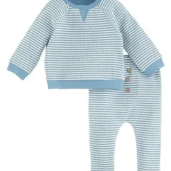 Shop All|Mud Pie - Unisex Baby Blue Stripe Outfit, 3-6 Months - cutbabycare.com | baby boutique & care hub