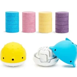 Bath Potty|Munchkin - Color Buddies Bath Bombs & 2 Toy Dispenser Set - cutbabycare.com | baby boutique & care hub