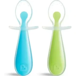 Shop All|Munchkin - 2Pk Gentle Scoop Spoons, Blue/Green - cutbabycare.com | baby boutique & care hub