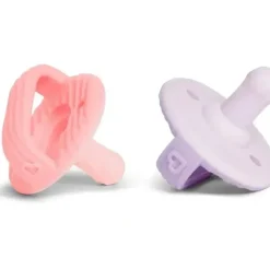 Shop All|Munchkin 21 Sili-Soothe & Teethe Silicone Pacifier + Teether - 2Pk, Pink/Purple - cutbabycare.com | baby boutique & care hub
