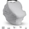 Nursing Feeding|Munchkin - Xtraguard Antimicrobial 5-In-1 Cover, Grey - cutbabycare.com | baby boutique & care hub