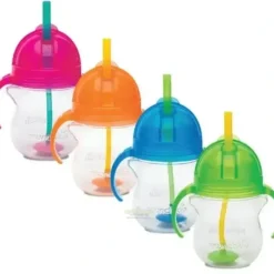 Shop All|Munchkin Click Lock Weighted Straw Flexi Cup, 7 oz. Colors May Vary - cutbabycare.com | baby boutique & care hub