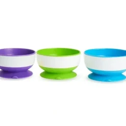 Shop All|Munchkin Different Sized Stay Put Kids Suction Feeding Bowl With Modern Look 3 Pack - cutbabycare.com | baby boutique & care hub