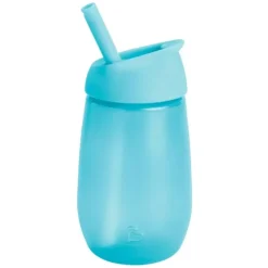 Shop All|Munchkin 10oz Simple Clean Toddler Straw Cup With Lid 1Pk - Blue - cutbabycare.com | baby boutique & care hub