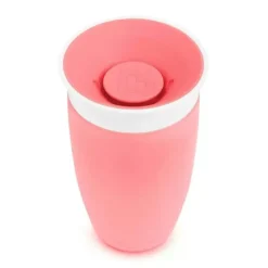 Health Safety|Munchkin 10oz/295ml Miracle 360° Baby/Toddler Anti-Spill Sippy Cup (Pink) 12M+ - cutbabycare.com | baby boutique & care hub