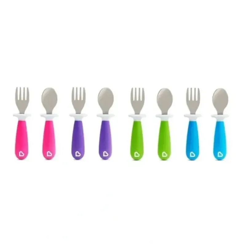 Shop All|Munchkin Raise Toddler Fork & Spoon 1PK (Dynamic Assortment) - cutbabycare.com | baby boutique & care hub