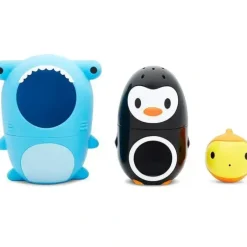 Bath Potty|Munchkin Sharky & Pals - Nesting Bath Toy - cutbabycare.com | baby boutique & care hub