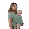 Health Safety|Mushie - 100% Organic Cotton Baby Wrap Carrier, Roman Green - cutbabycare.com | baby boutique & care hub