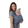 Health Safety|Mushie - 100% Organic Cotton Baby Wrap Carrier, Tradewinds - cutbabycare.com | baby boutique & care hub