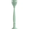 Health Safety|Mushie - Baby Bottle Brush, Soft Silicone with Suction Base, Cambridge Blue - cutbabycare.com | baby boutique & care hub