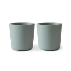 Shop All|Mushie - Dinnerware Cup - Set Of 2 - Sage - cutbabycare.com | baby boutique & care hub