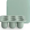 Shop All|Mushie - Fresh Food Feeder Freezer Tray with Lid for Frozen Baby Food, Cambridge Blue - cutbabycare.com | baby boutique & care hub