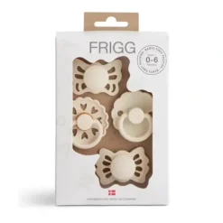 Shop All|Mushie - Frigg Baby's First Pacifier Set, Cream - cutbabycare.com | baby boutique & care hub