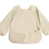 Shop All|Mushie - Long Sleeve Baby Bib, Waterproof Fabric, Adjustable Fit for Ages 6-24 Months, Fog - cutbabycare.com | baby boutique & care hub