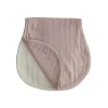 Shop All|Mushie - Muslin Burp Cloth Organic Cotton 2-Pack - Blush/Fog - cutbabycare.com | baby boutique & care hub