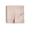 Shop All|Mushie - Muslin Swaddle Blanket - Rose Vanila - cutbabycare.com | baby boutique & care hub