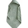 Bath Potty|Mushie - Organic Cotton Baby Hooded Towel, Moss - cutbabycare.com | baby boutique & care hub